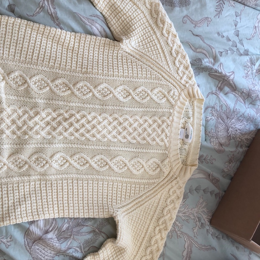 Gorgeous JCrew Irish Knit Sweater